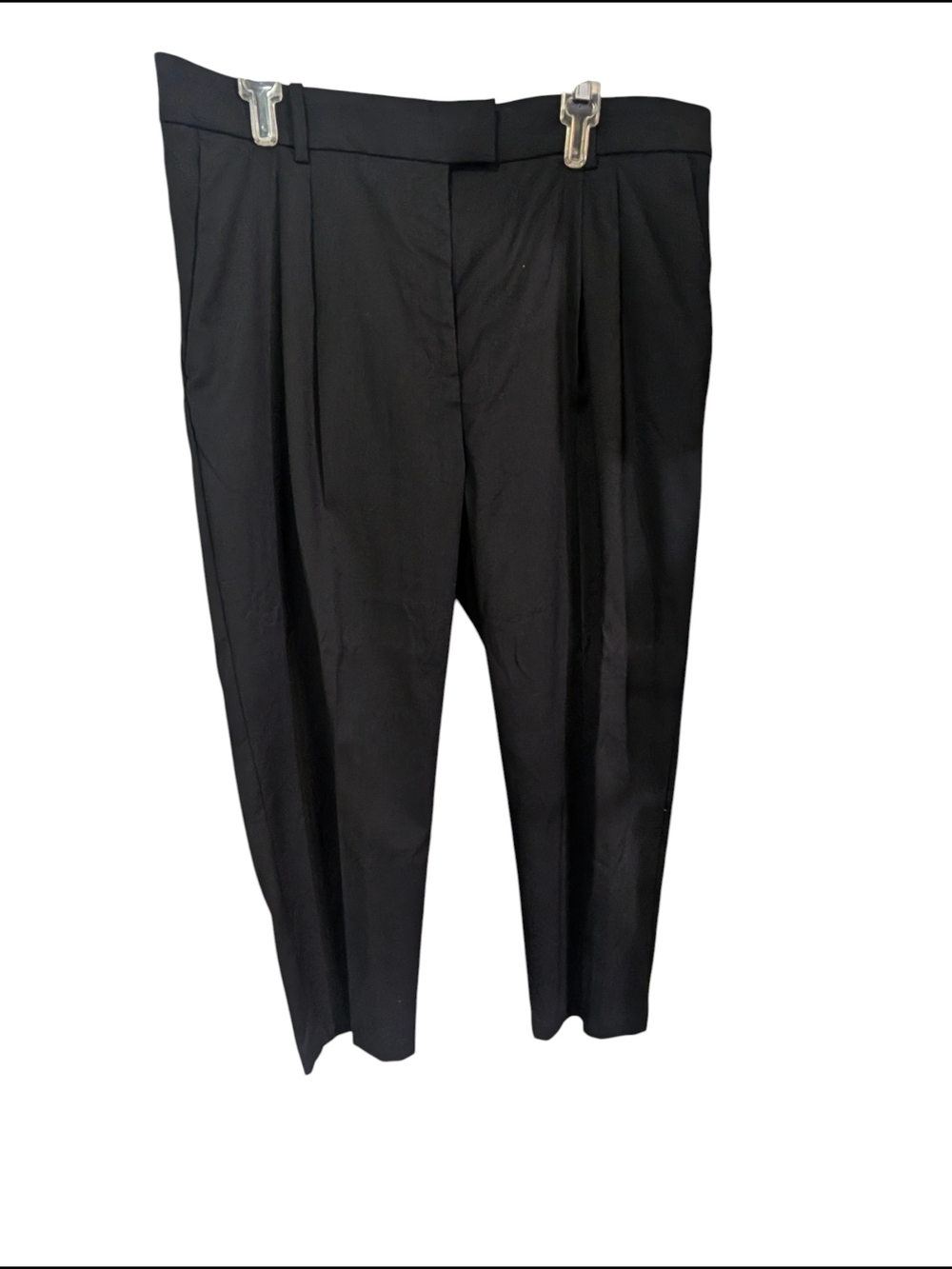 H&M Black Pleated Dress Pants